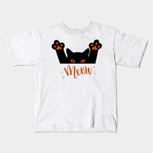 Meow Cat Kids T-Shirt